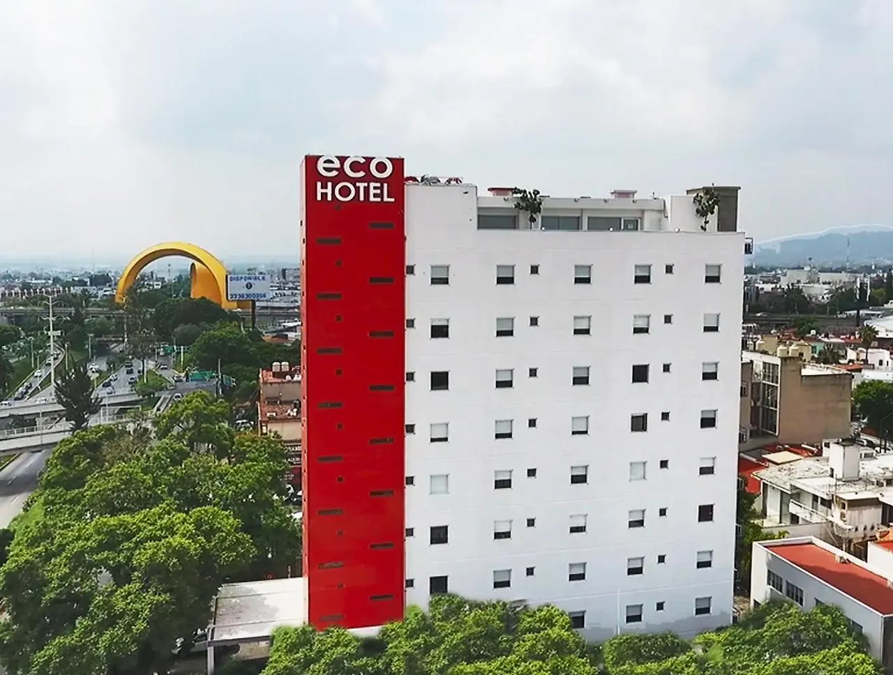 Eco Hotel Guadalajara Expo location